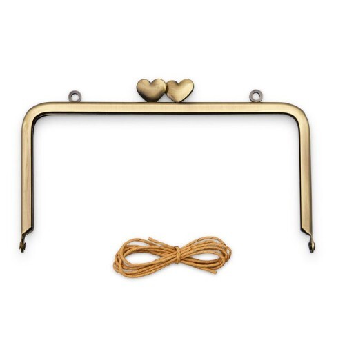 Zakka Clutch Clasp Heart Antique Gold